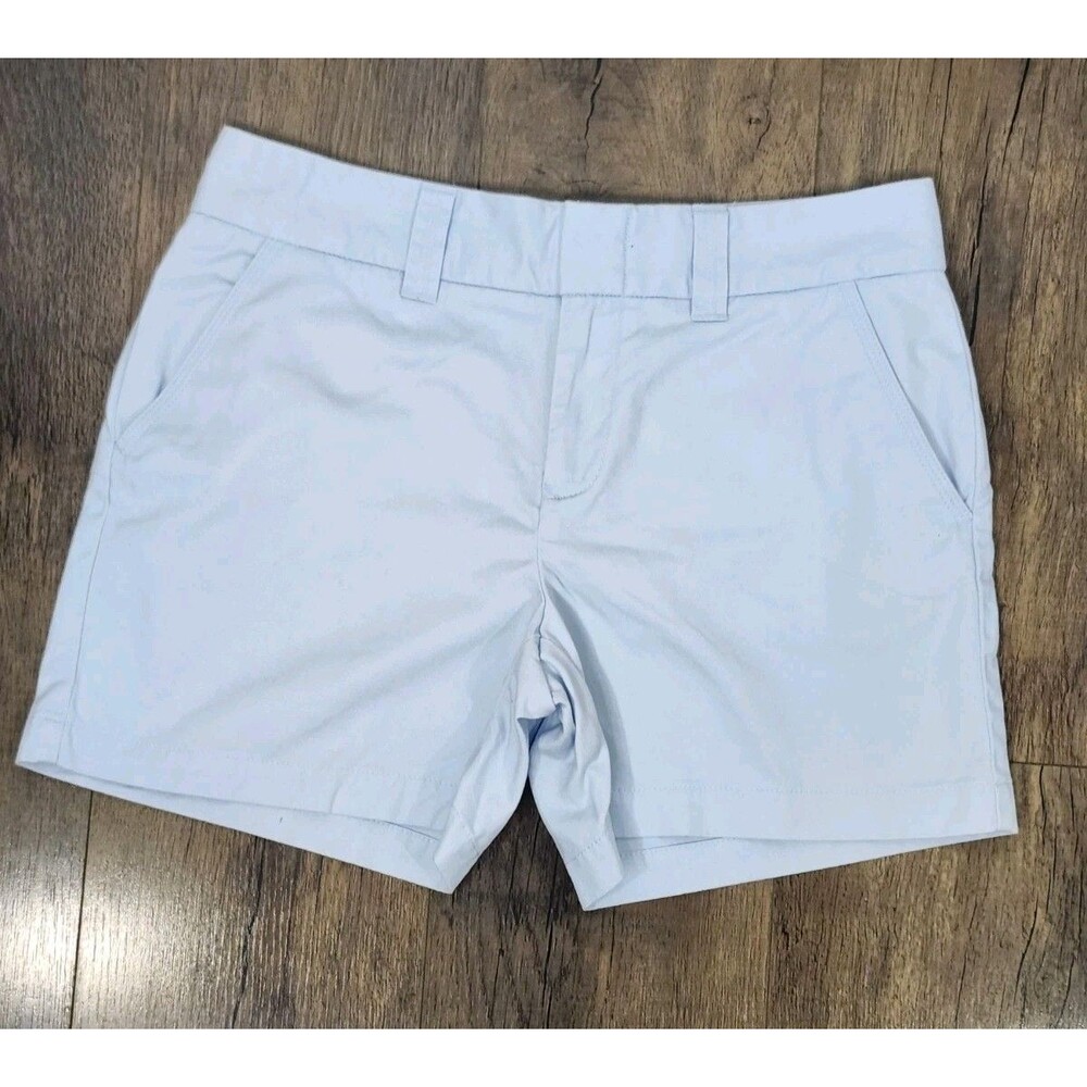 Tommy Hilfiger Women's Shorts Light Blue Chino Size 8 Preppy
